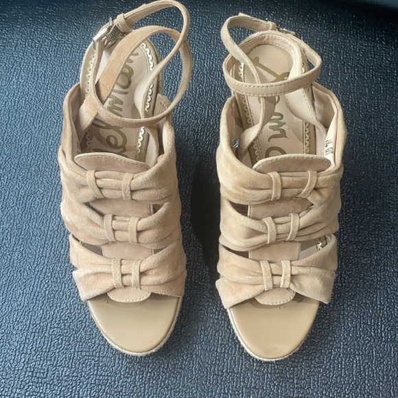 Sam Edelman wedge heels with ankle strap - Picture 1 of 7